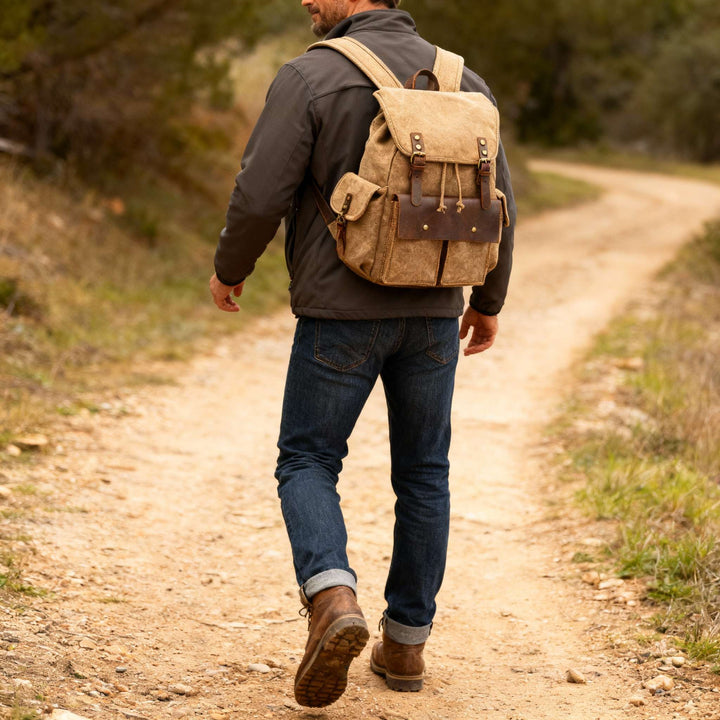 Benjamin Wilson Canvas Backpack