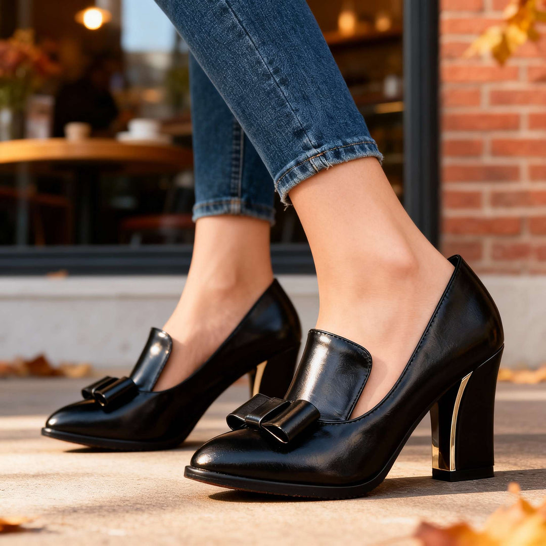 Mabel Bow Heels