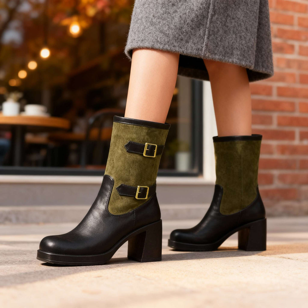 Veronika Buckle Boots