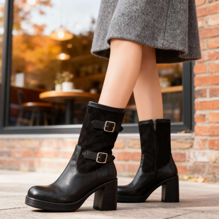 Veronika Buckle Boots