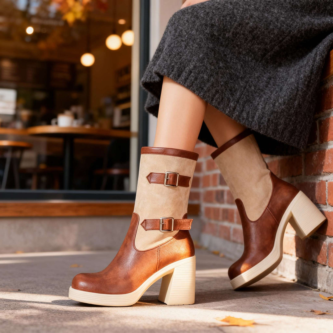 Veronika Buckle Boots