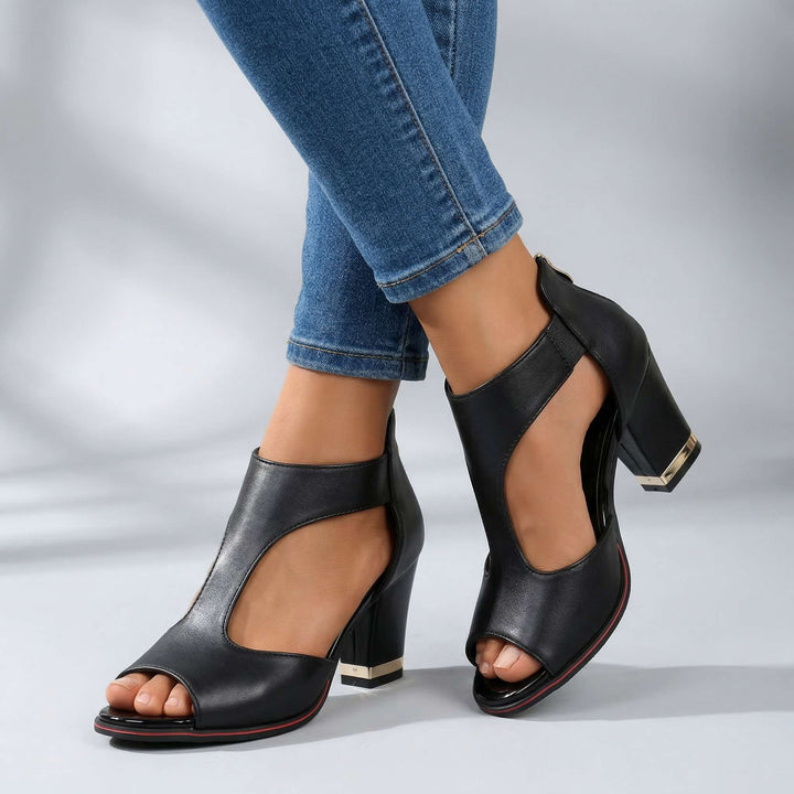 Serena Open Toe Heels
