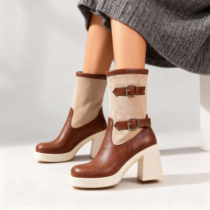 Veronika Buckle Boots