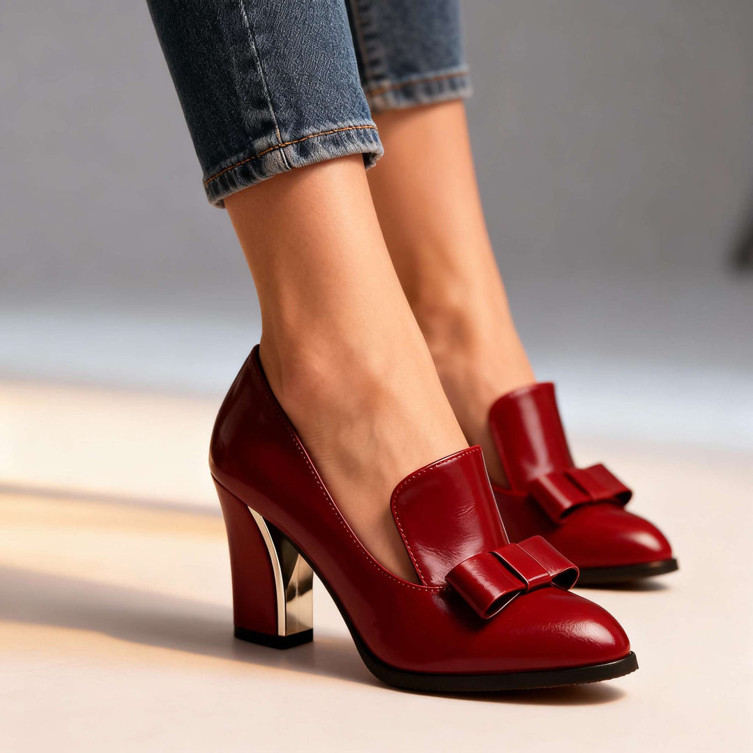 Mabel Bow Heels