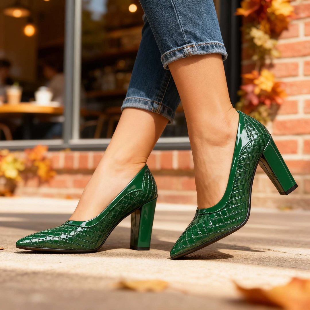 Larissa Textured Heels