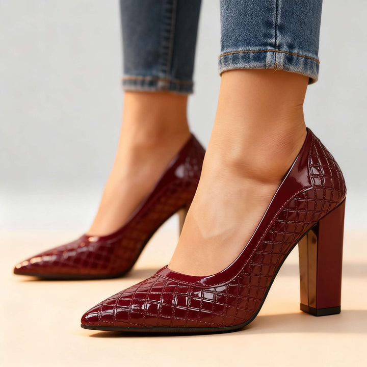 Larissa Textured Heels