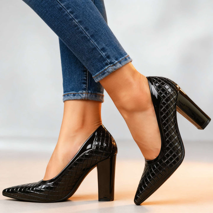Larissa Textured Heels