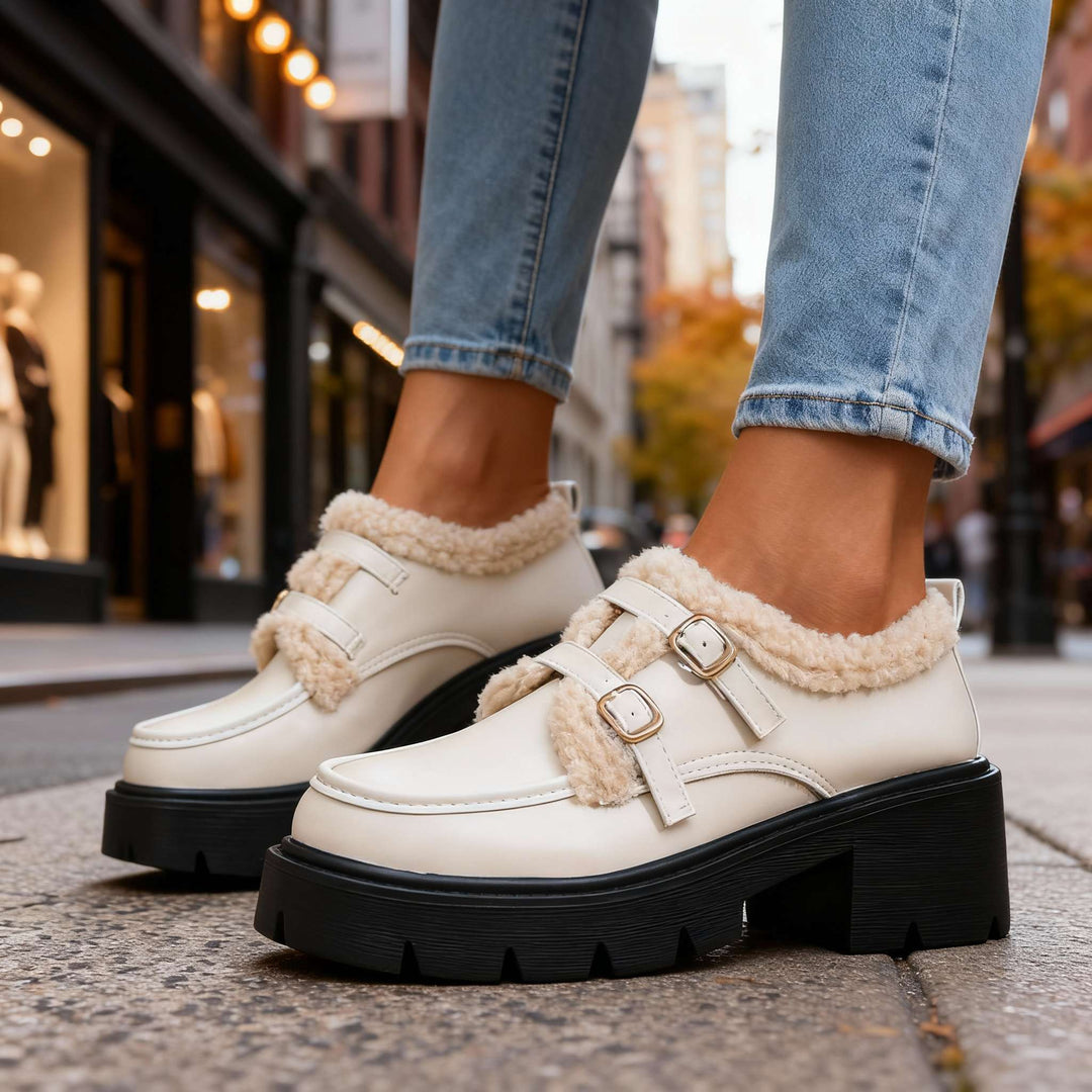 Brianna Sherpa Lined Loafers