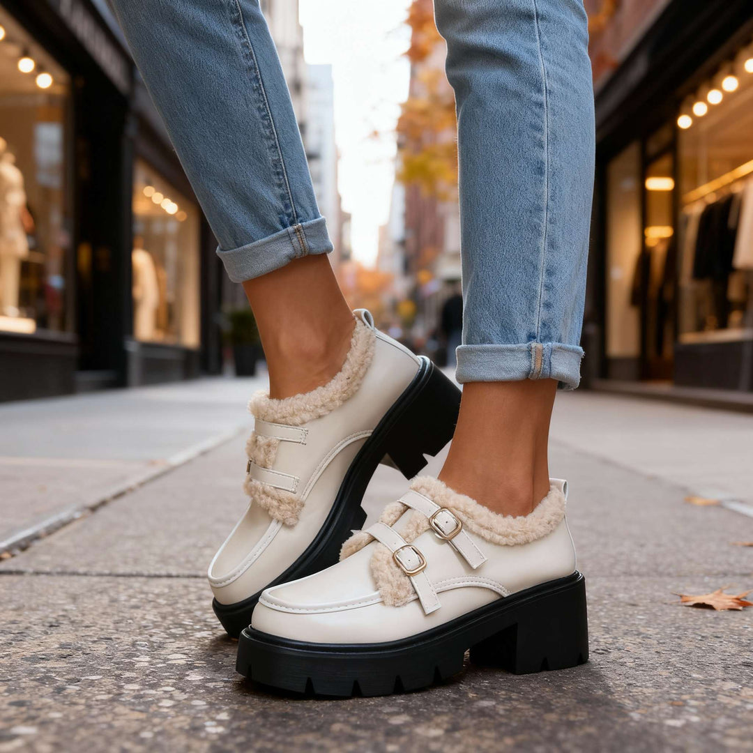 Brianna Sherpa Lined Loafers