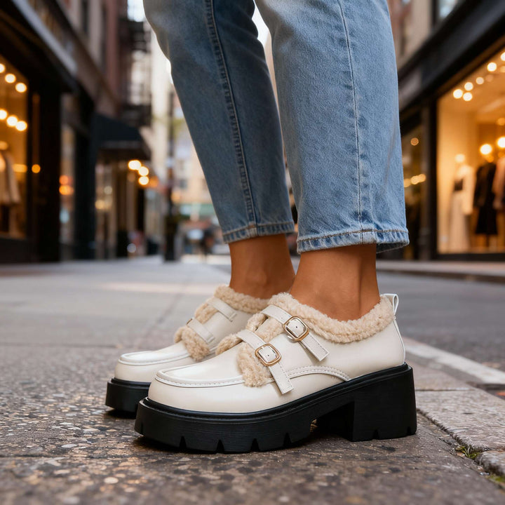 Brianna Sherpa Lined Loafers