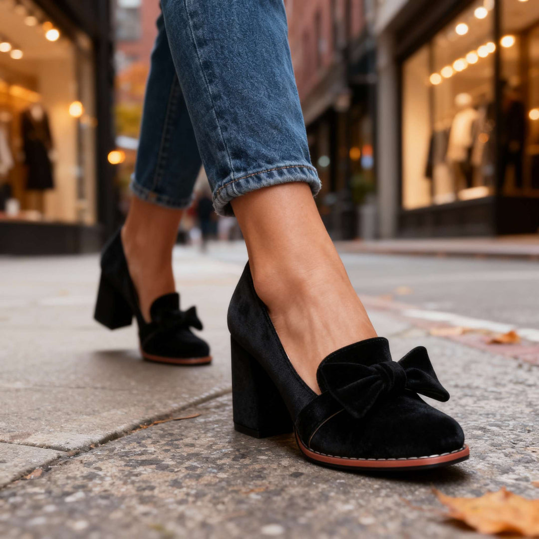 Alicia Velvet Loafers