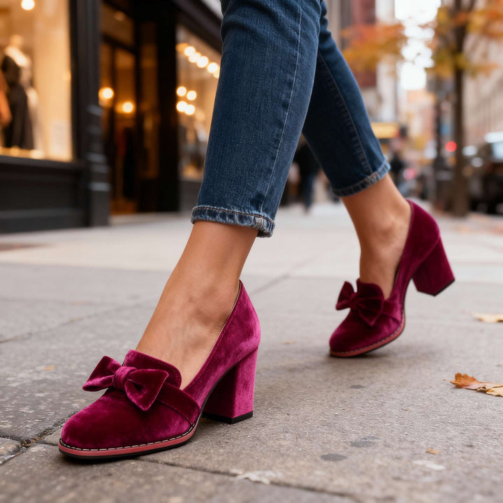 Alicia Velvet Loafers