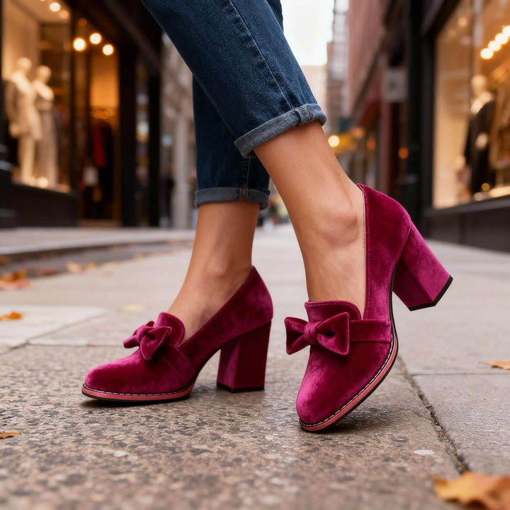 Alicia Velvet Loafers