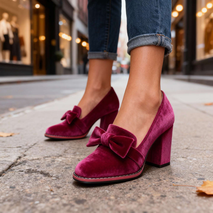 Alicia Velvet Loafers