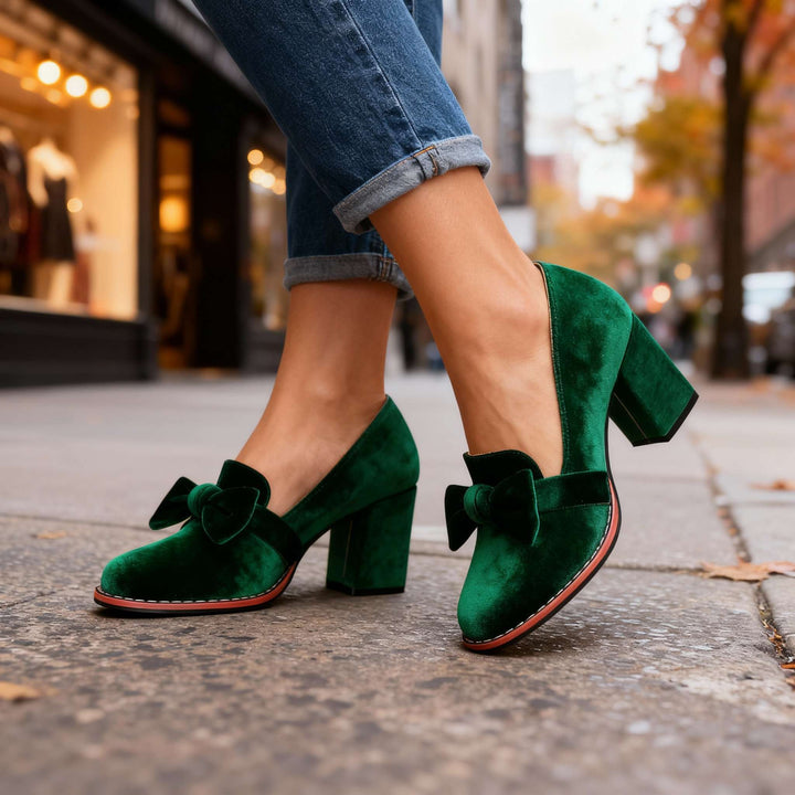 Alicia Velvet Loafers