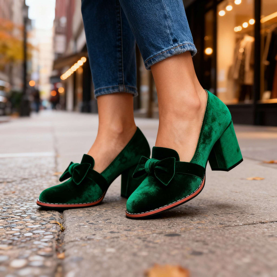 Alicia Velvet Loafers