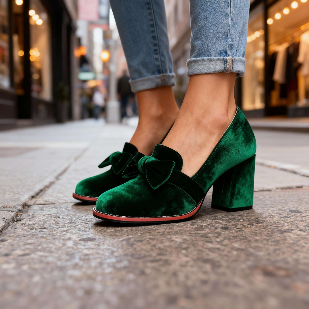 Alicia Velvet Loafers