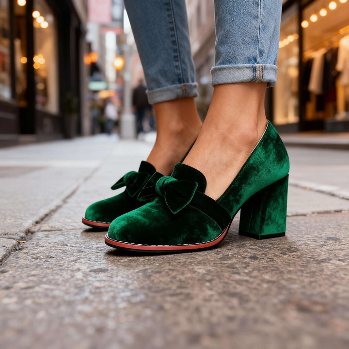 Alicia Velvet Loafers