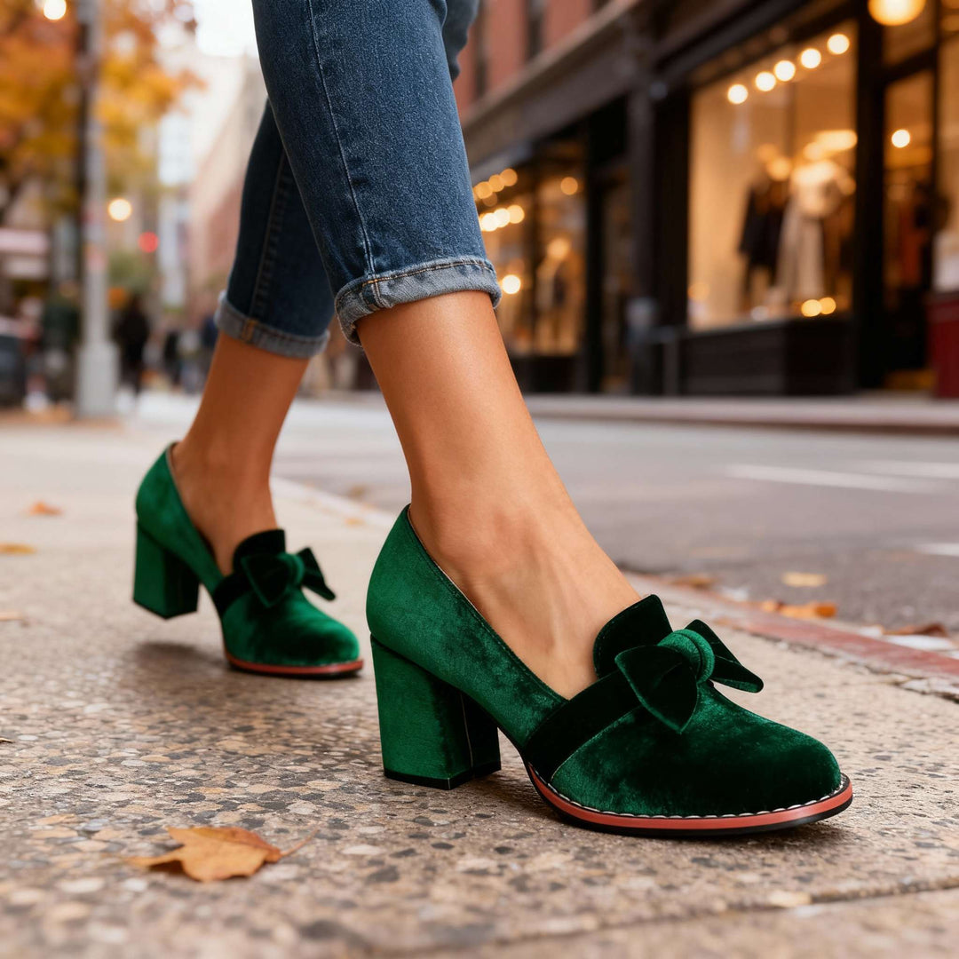 Alicia Velvet Loafers