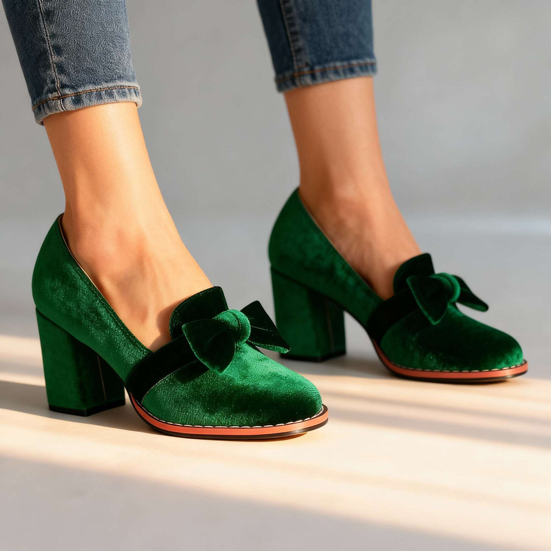 Alicia Velvet Loafers