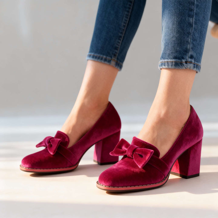Alicia Velvet Loafers