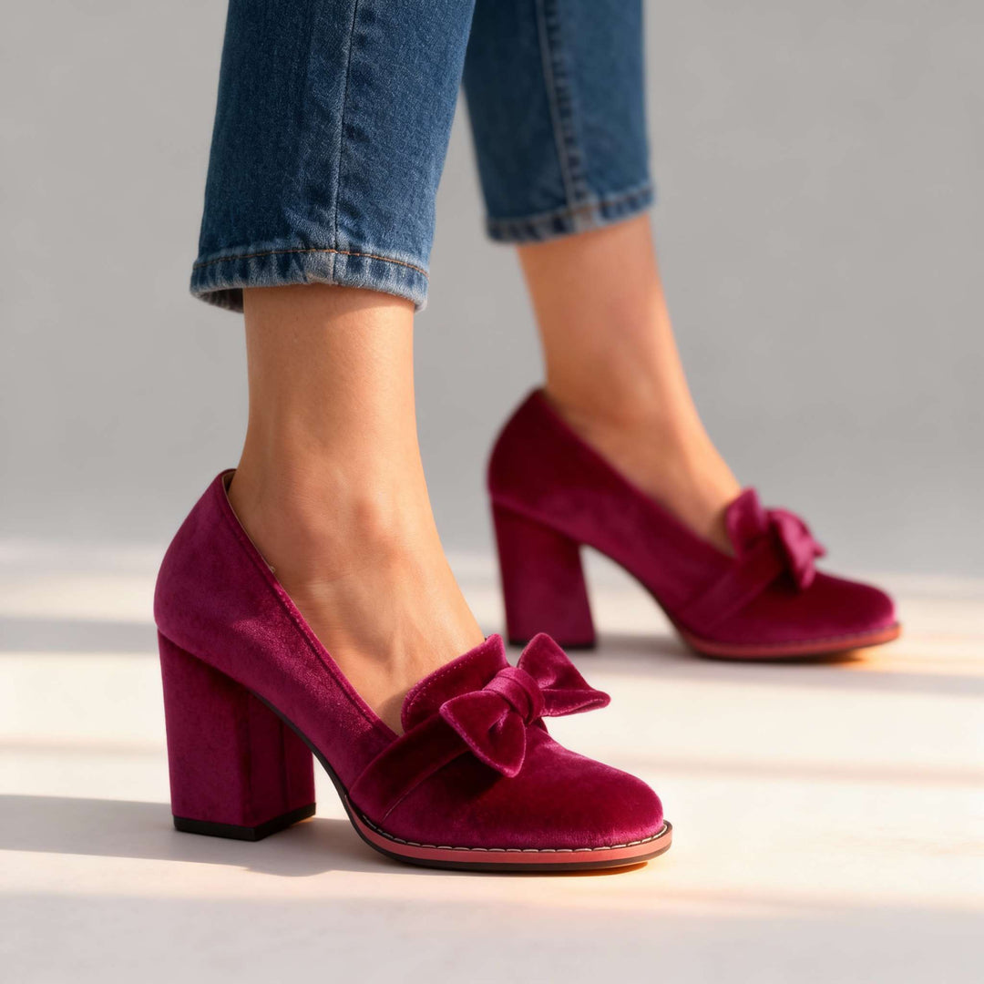 Alicia Velvet Loafers