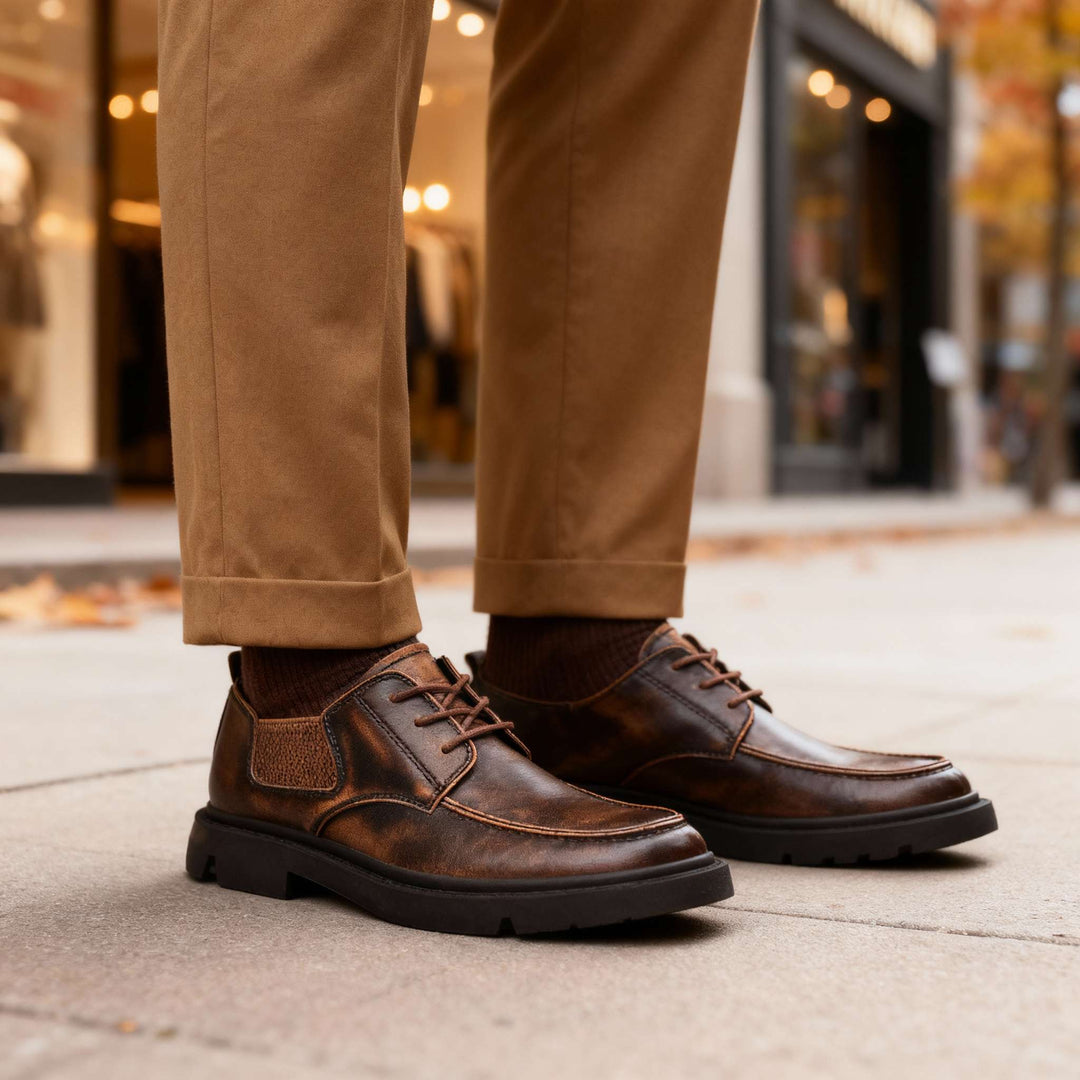 Theodore Leather Derbies