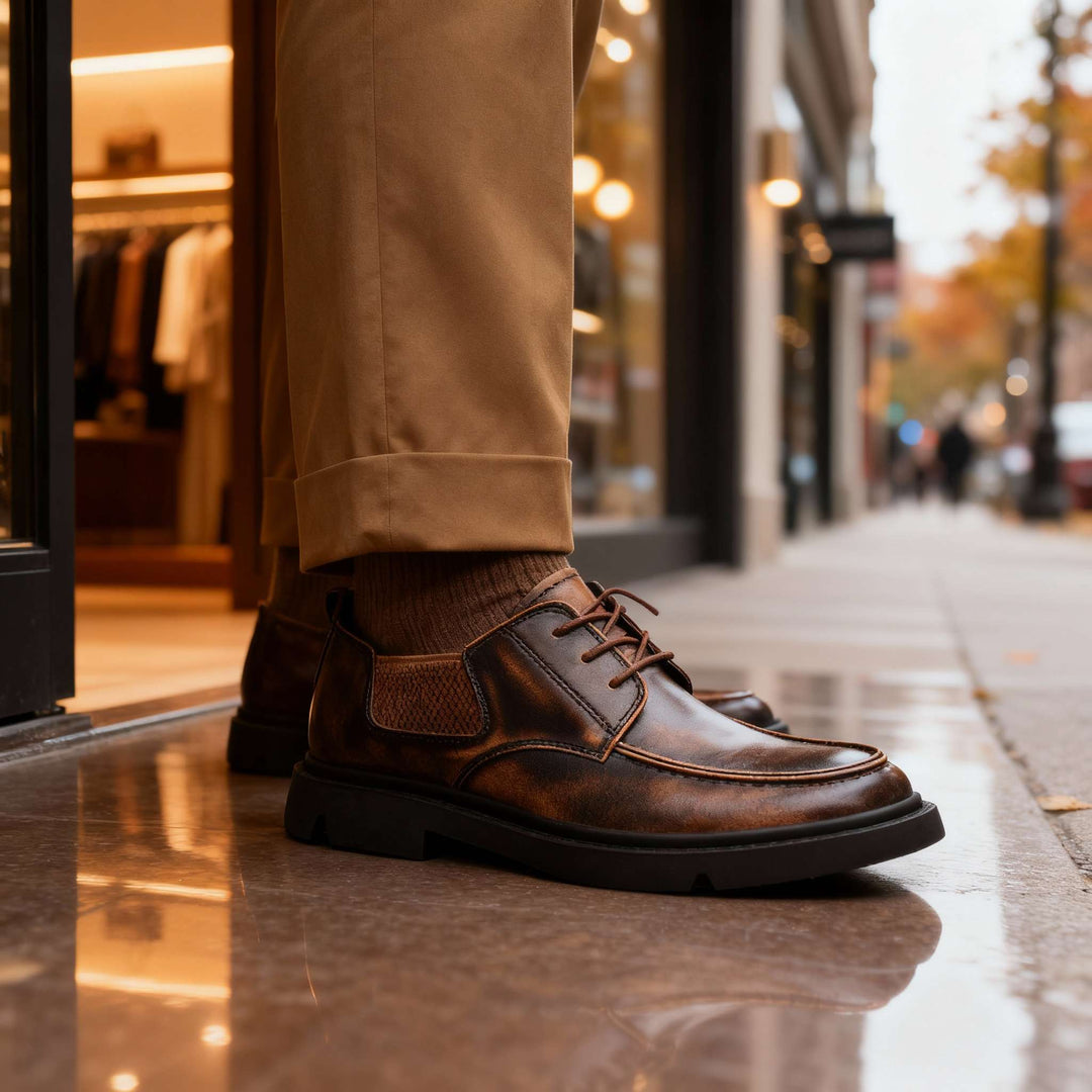 Theodore Leather Derbies