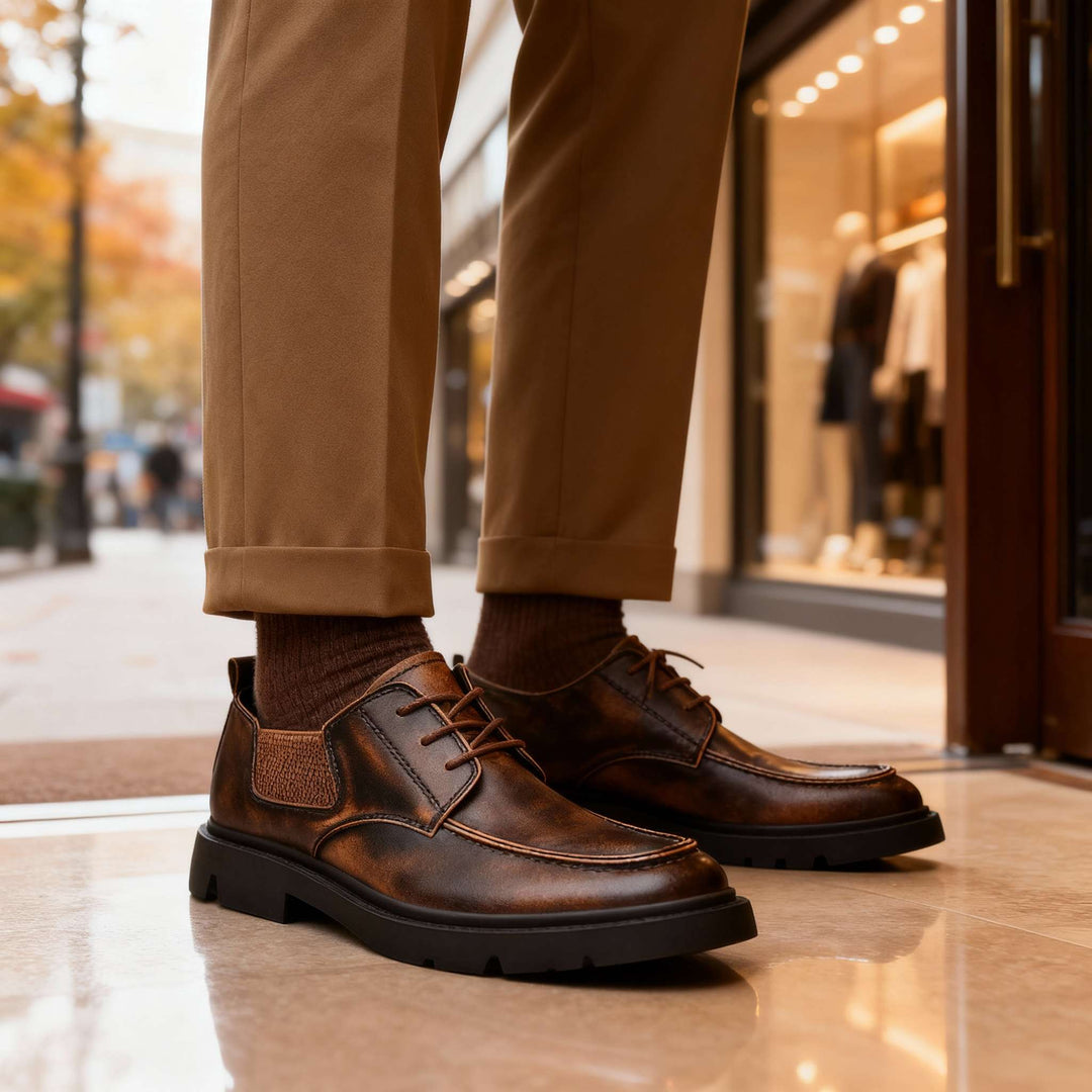 Theodore Leather Derbies