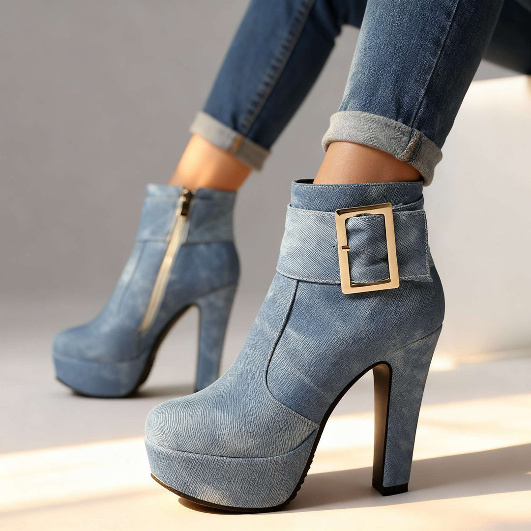 Estelle Buckle Heels