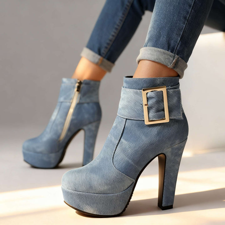 Estelle Buckle Heels