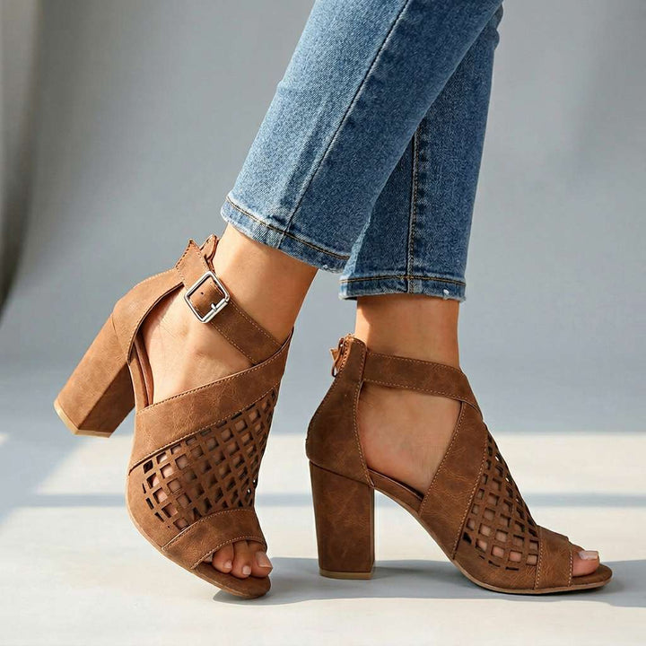 Larissa Open Toe Heels