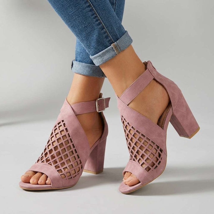 Larissa Open Toe Heels