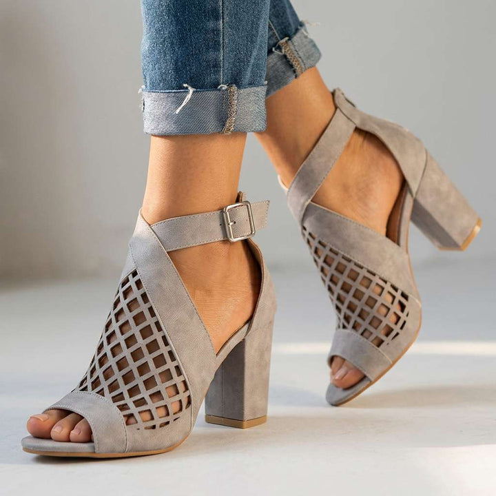 Larissa Open Toe Heels