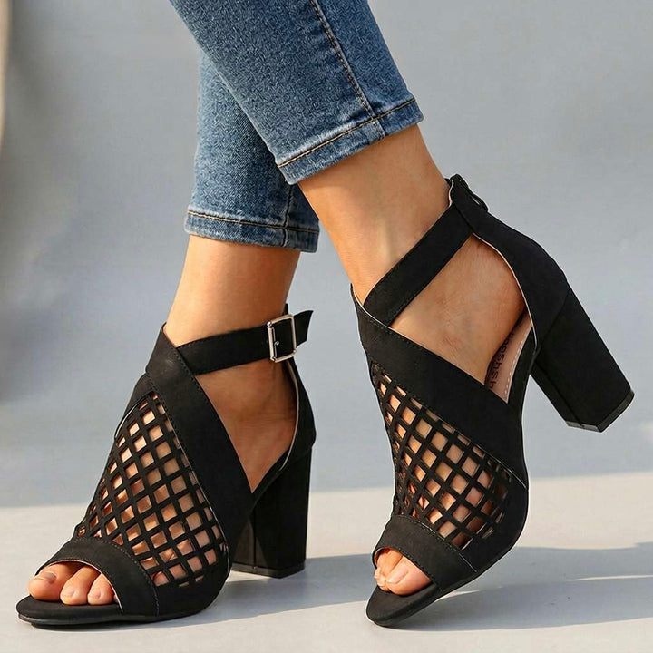 Larissa Open Toe Heels