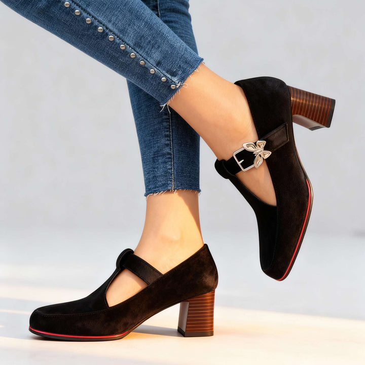 Vanessa Velvet Heels