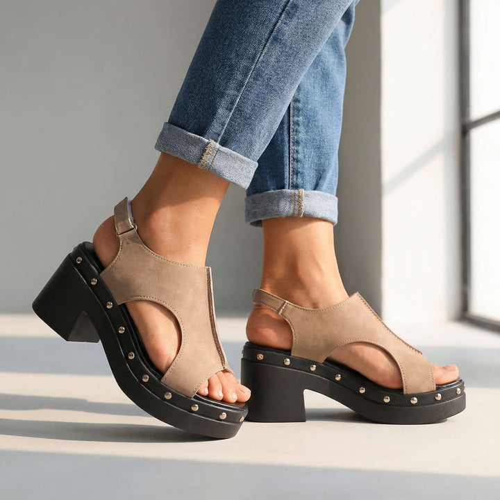 Loretta Studded Slides