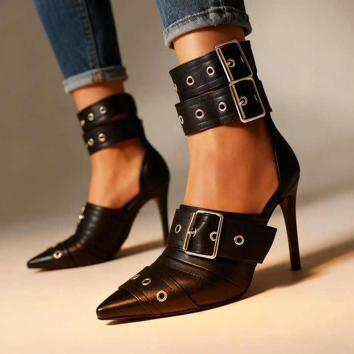 Tessara Buckle Heels
