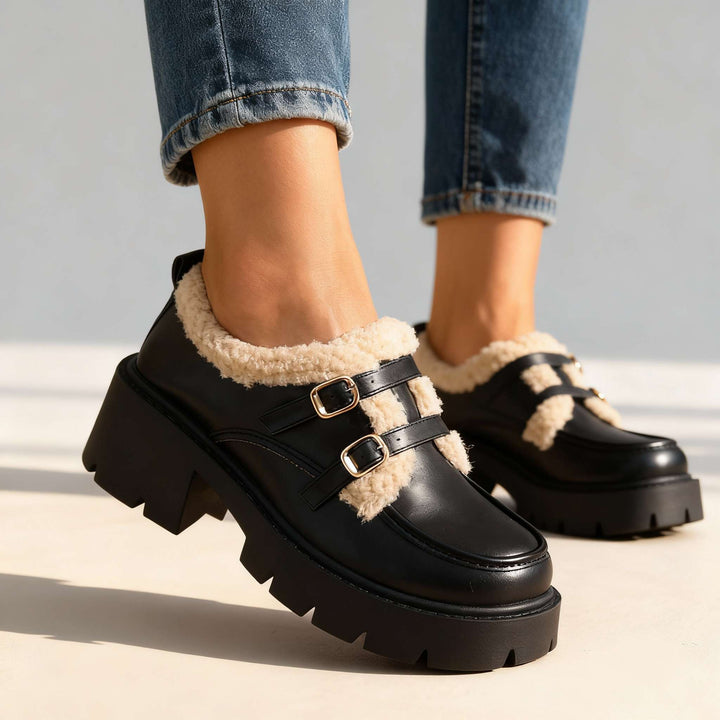 Brianna Sherpa Lined Loafers