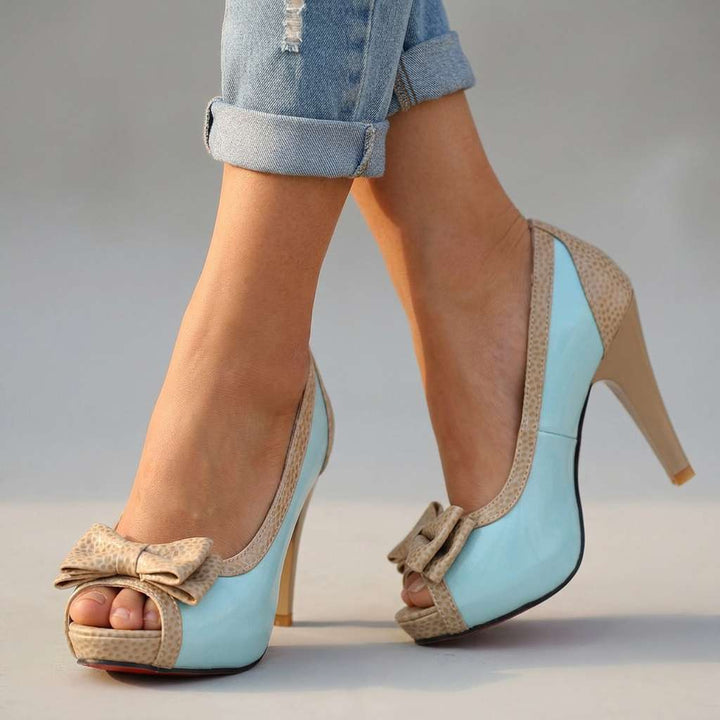 Natasha Open Toe Pumps