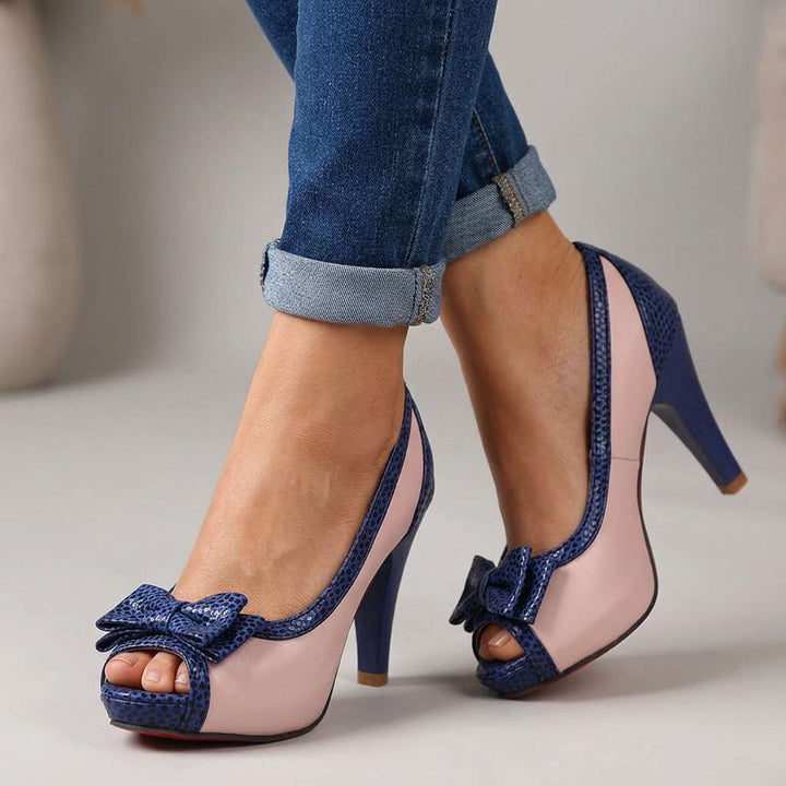 Natasha Open Toe Pumps