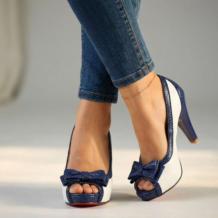 Natasha Open Toe Pumps