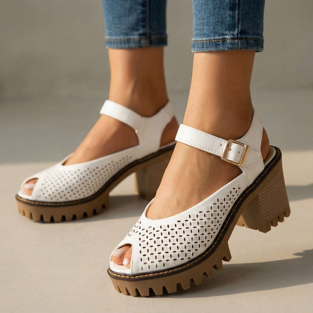Larissa Chunky Sandal Heels