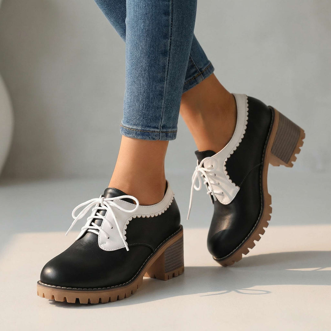 Ashley Lace-Up Heels