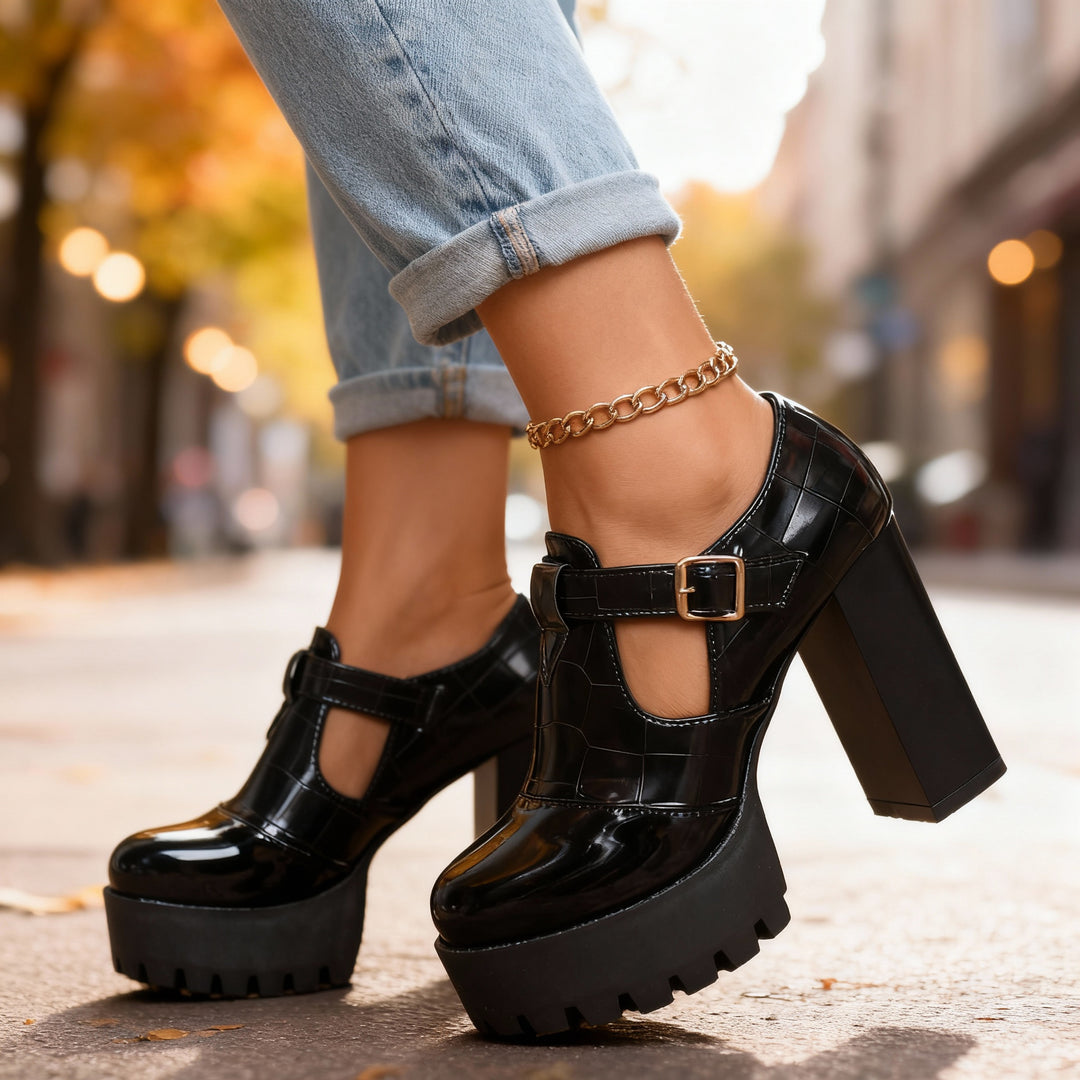 Andrea Block Heels