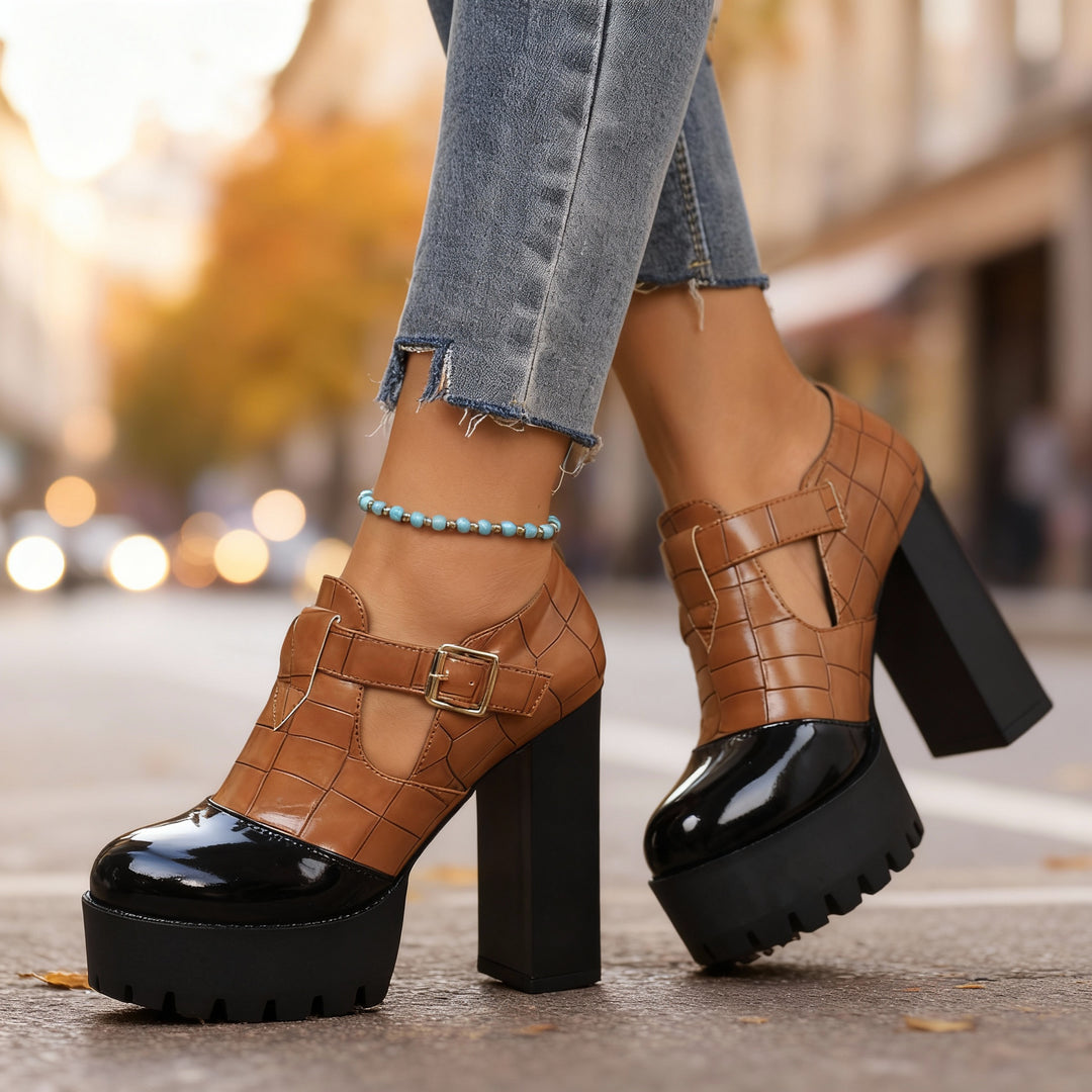 Andrea Block Heels