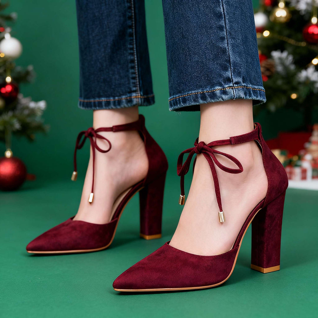 Noelle Velvet Heels