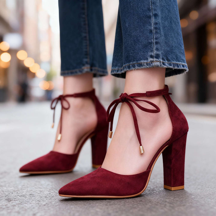 Noelle Velvet Heels
