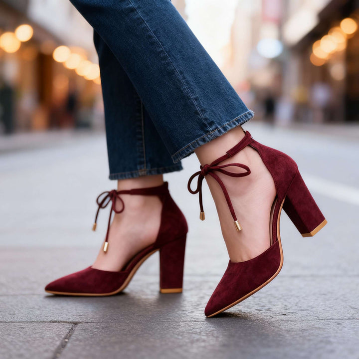 Noelle Velvet Heels