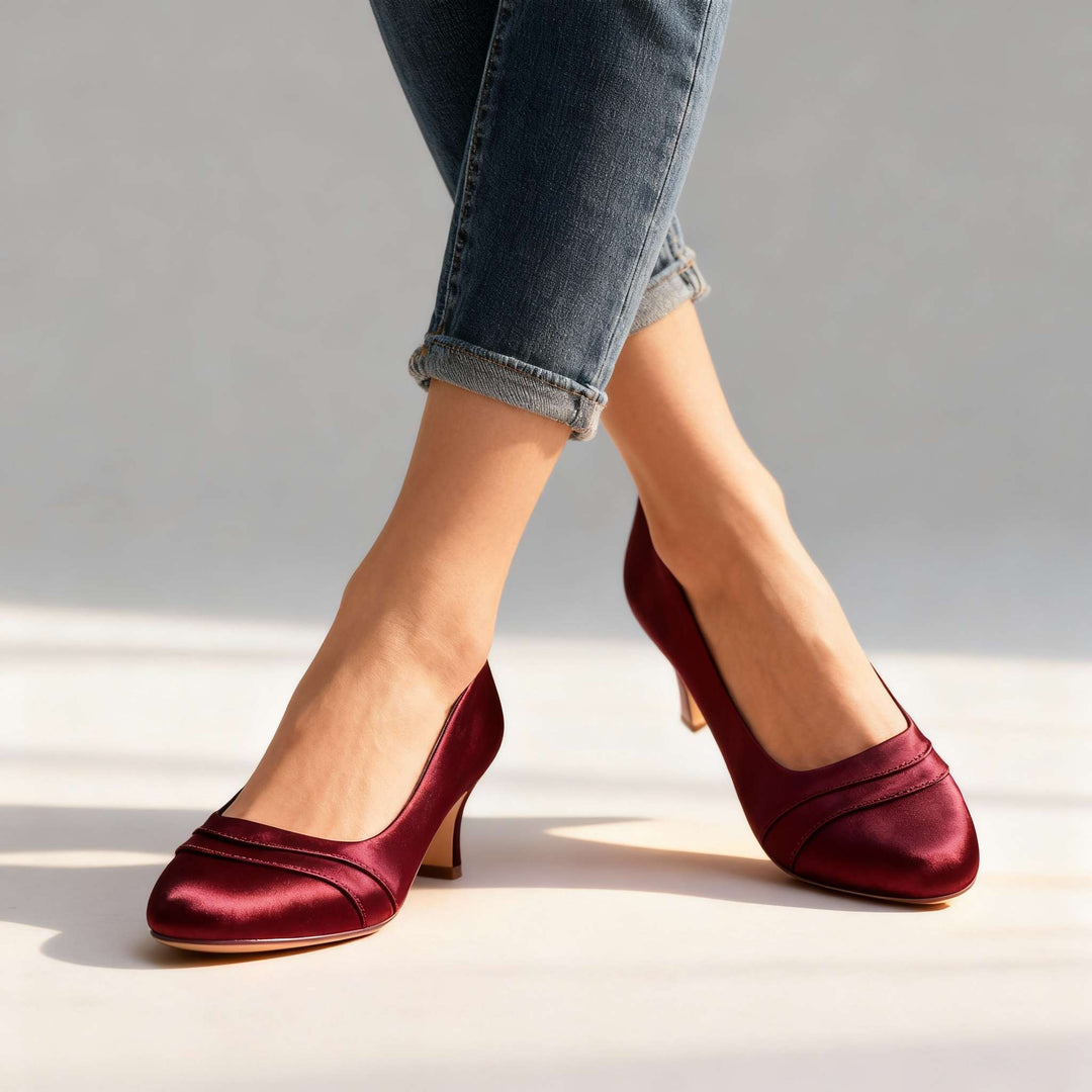 Diana Silk Heels